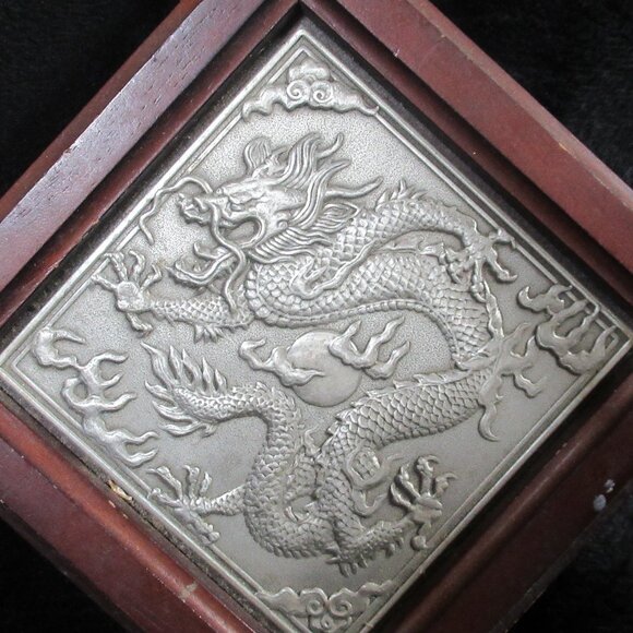 Royal Selangor Pewter Craftsmanship Wall Plaque Chinese Dragon - Picture 3 of 7